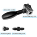 Flaring tool with removable handle, 3/16 inch flaring tool, positioning bolt, and double-ended punch on a white background.