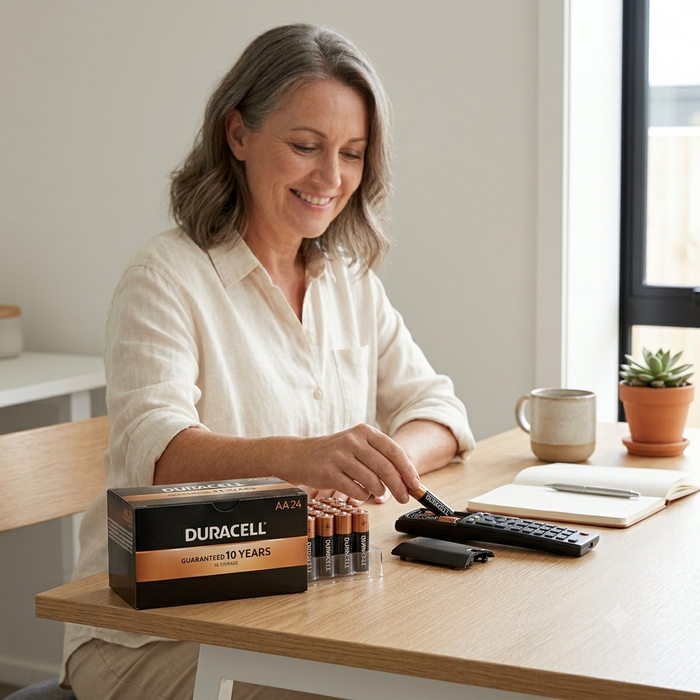 Duracell AA Batteries | Coppertop Alkaline 24 Pack
