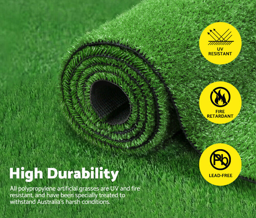 Two Pieces 2X5M Artificial Grass 30MM 20M2