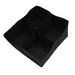 Black car organizer with compartments on a white background