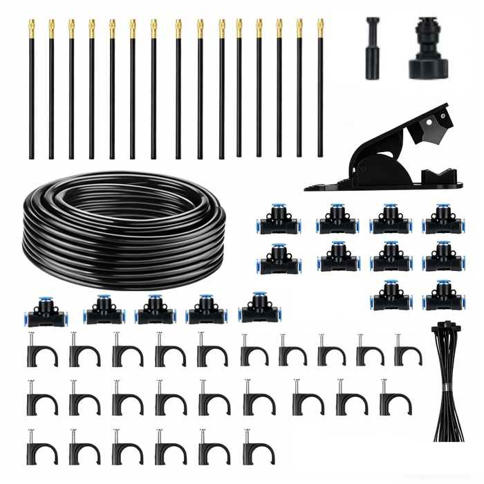 15M Adjustable Watering Irrigation Misting System Kit