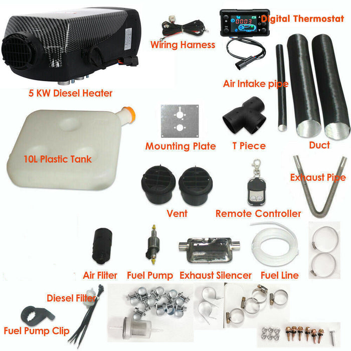 12V 5KW Diesel Air Heater