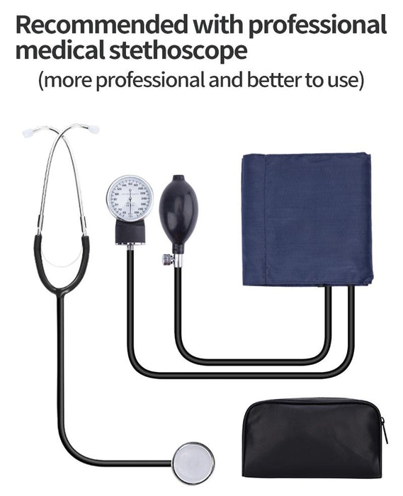Arm Blood Pressure Monitor Machine With Stethoscope