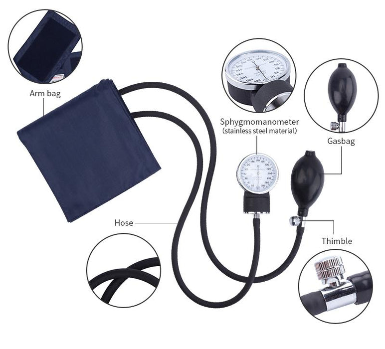 Arm Blood Pressure Monitor Machine With Stethoscope