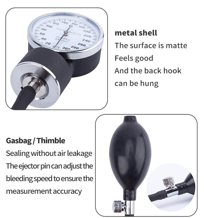 Arm Blood Pressure Monitor Machine With Stethoscope