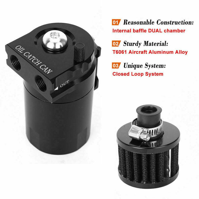 Oil Catch Can with Breather 300ml