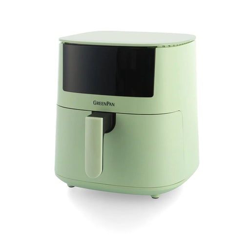  Mint Green air fryer on a white background