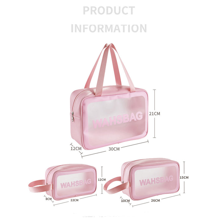 Transparent Travel Waterproof Cosmetic Bag