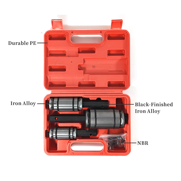 3pcs Muffler Exhaust Expander Tail Pipe Set Pipe Dent Remover Tool Kit