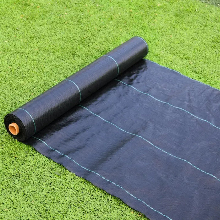Weedmat - 2M x 50M Weed Control Mat Woven Gardening Plant Landscape