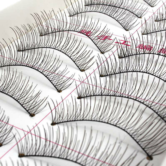 10 Pairs False Fake Eyelashes