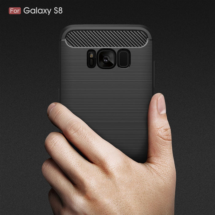 Samsung Galaxy S8 Ultra Thin Silicone Case- Black