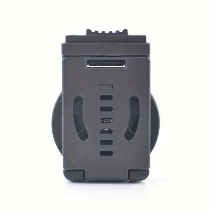 Heavy Duty Screwdriver Round Belt Clip Screw Nail Drill Bit Magnetic Tool Holder