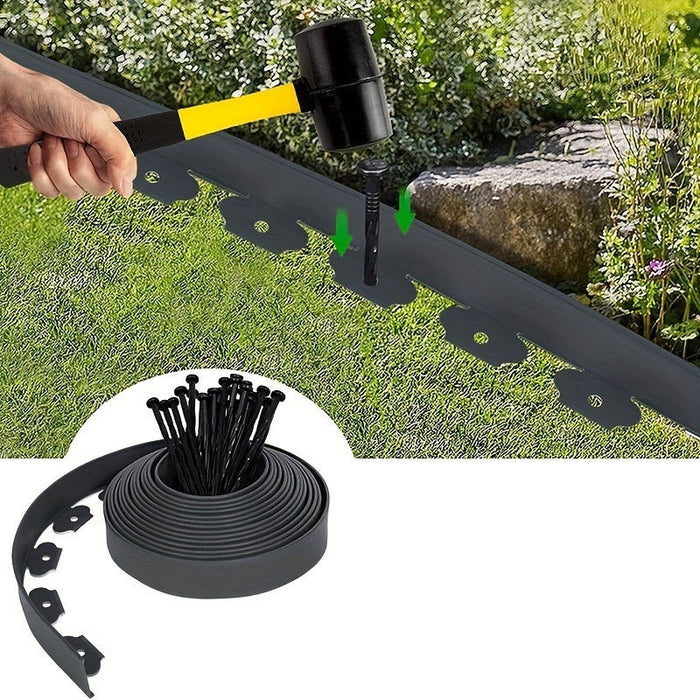 10M Lawn Edging Border Garden Fence Landscape
