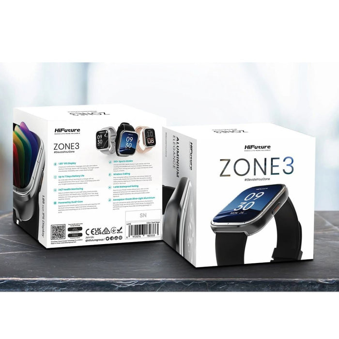 HiFuture Zone3 Smart Watch Black