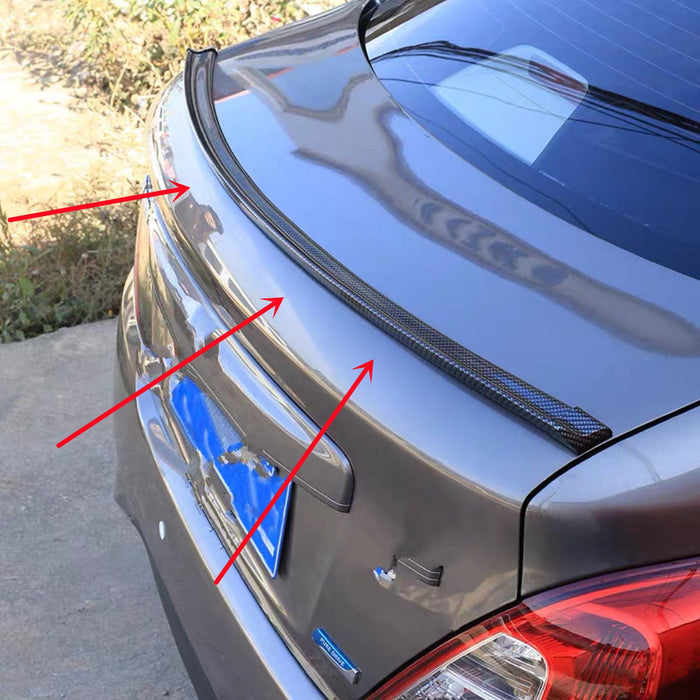 1.5M Universal Car Rear Wing Rubber Spoiler Tail Fin