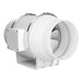 White  Inline Extractor Fan Exhaust fan on a white background