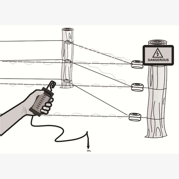 Electric Fence Voltage Tester