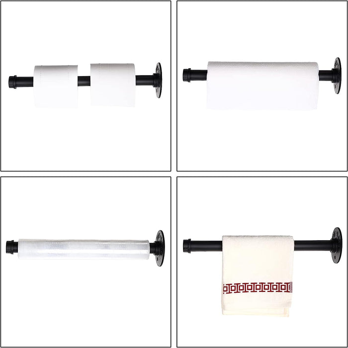 Industrial Pipe Clothes Bar 32CM-2Pcs