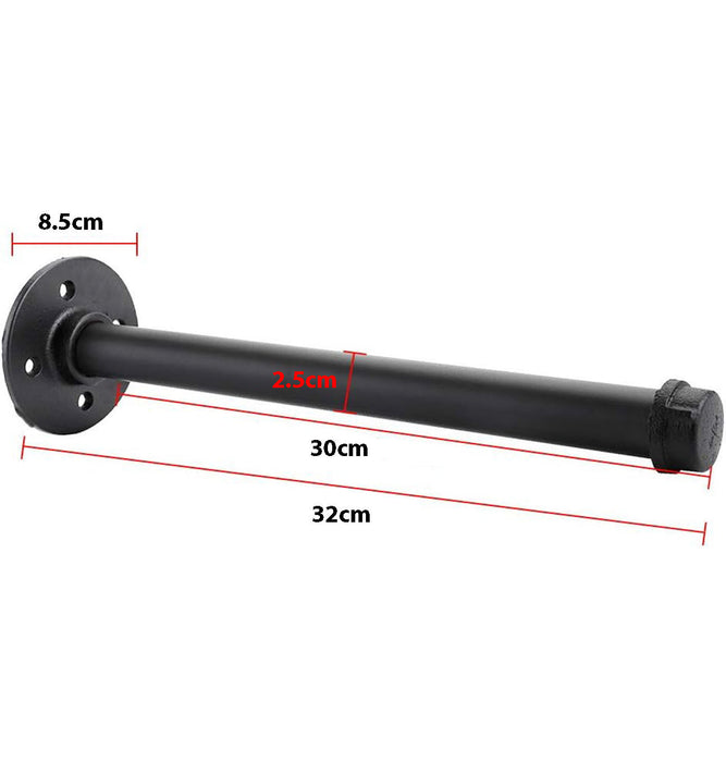 Industrial Pipe Clothes Bar 32CM-2Pcs