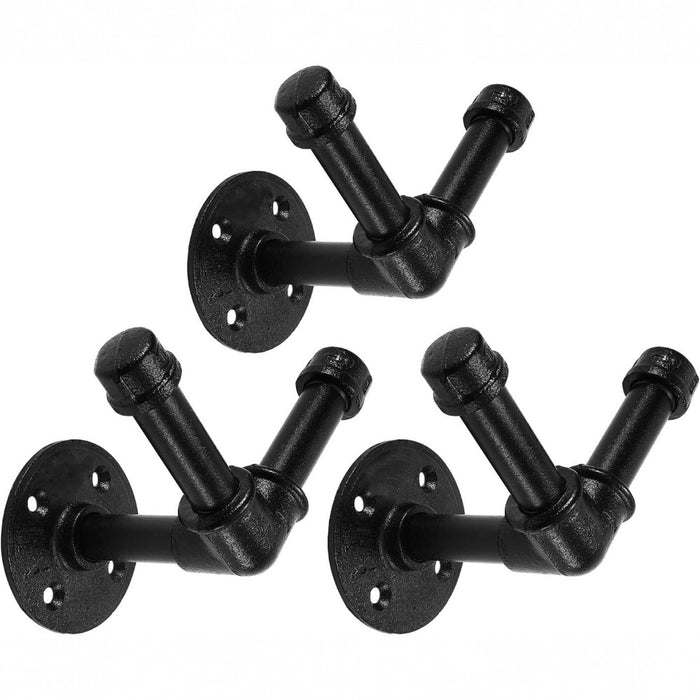 Industrial Pipe V Type Coat Hook- 3 Pcs