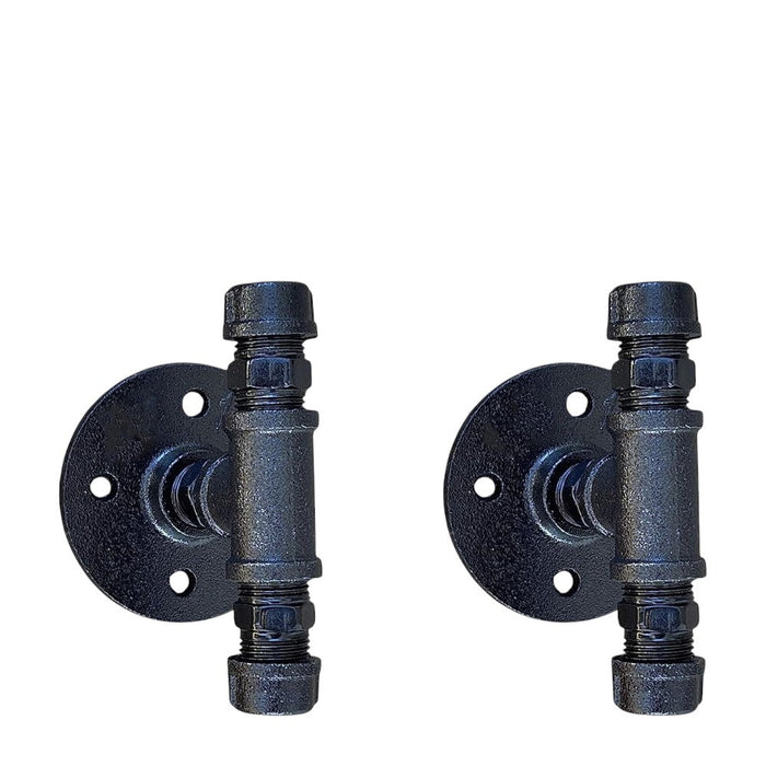 Industrial Pipe T Type Coat Hook- 2 Pcs