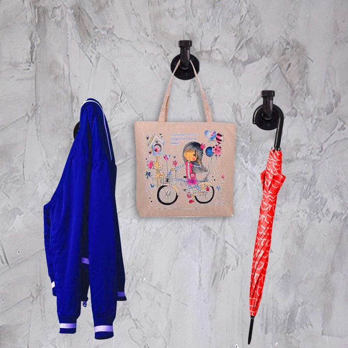 Industrial Pipe Towel Hooks-3 Pcs