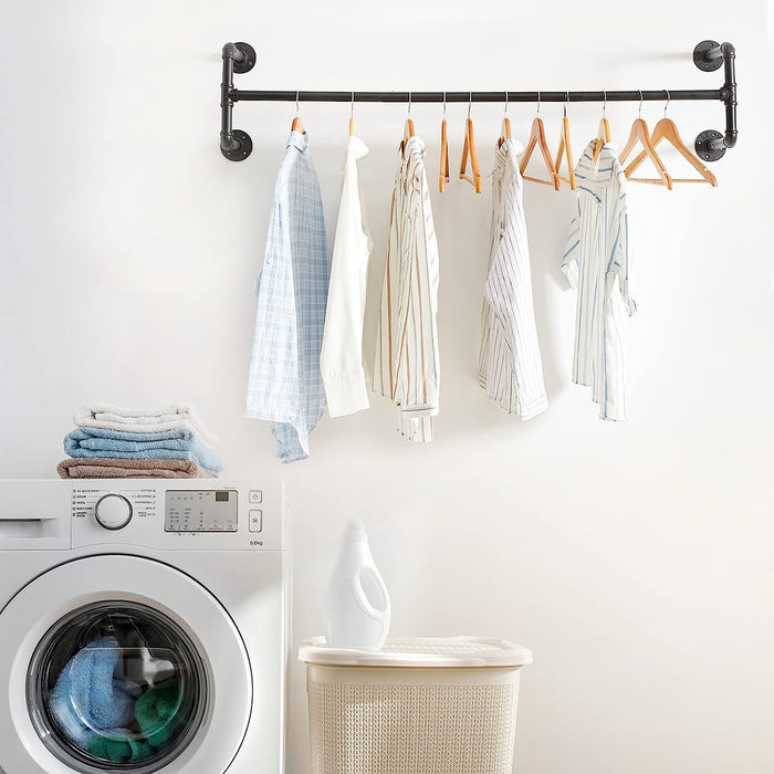 Industrial Pipe Garment Bar