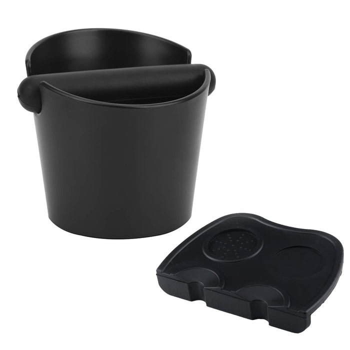 Espresso Knock Box and Coffee Tamper Mat