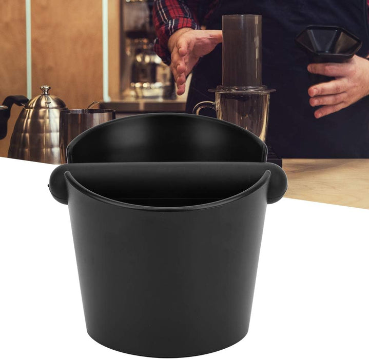 Espresso Knock Box and Coffee Tamper Mat