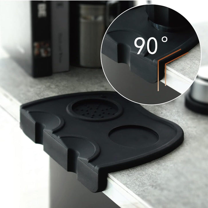 Espresso Knock Box and Coffee Tamper Mat