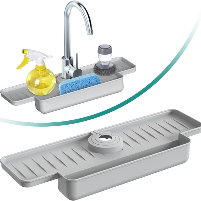 Upgraded Silicone Faucet Splash Guard - 2 Pack