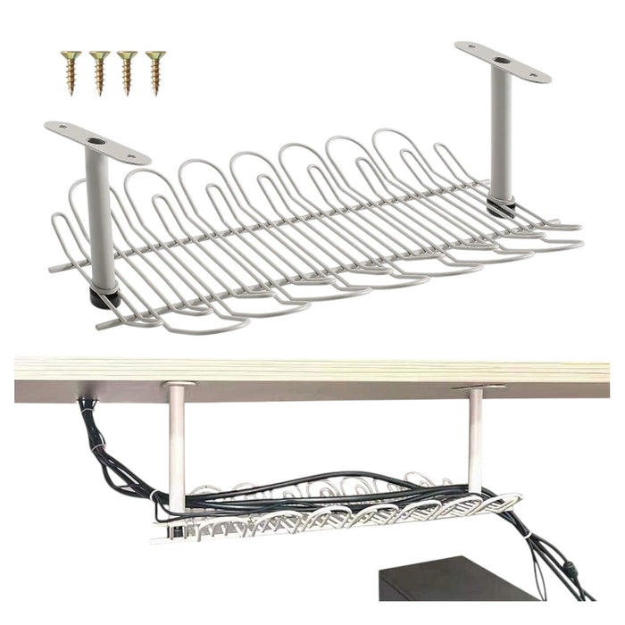 Under Desk Cable Management Organizer Tray 36cm