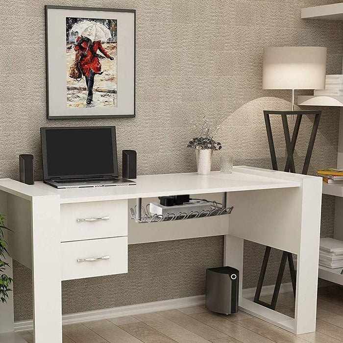 Under Desk Cable Management Organizer Tray 36cm