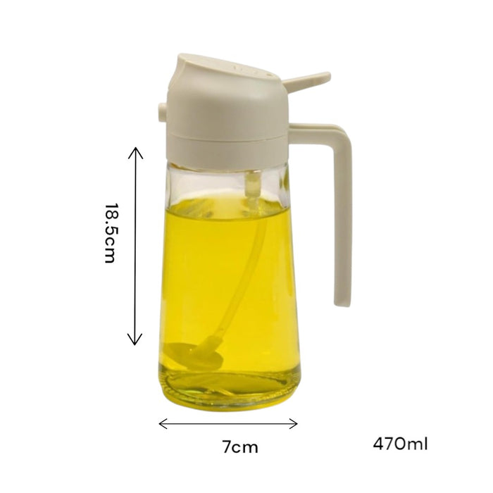 2-in-1 Oil Dispenser Sprayer 470ml - 2Pack
