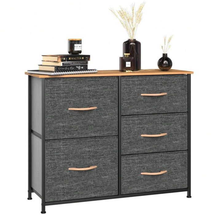 Drawers Steel Frame Fabric Storage Chest