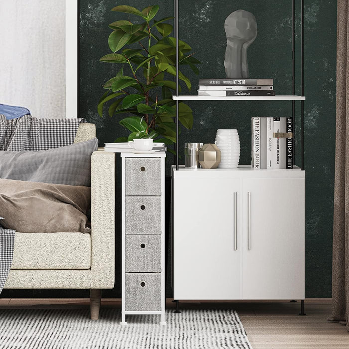 Drawers Steel Frame Fabric Storage Chest