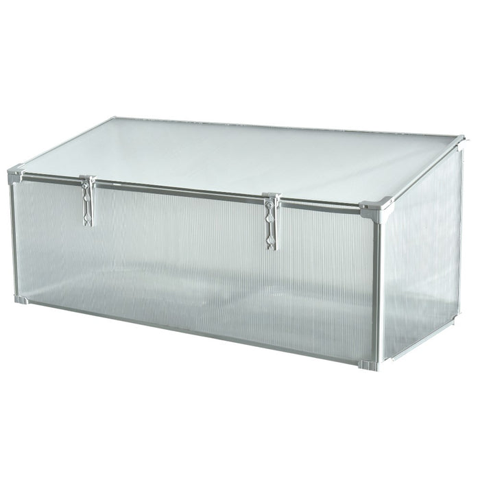 Mini Aluminum Frame Greenhouse with Roof Vent