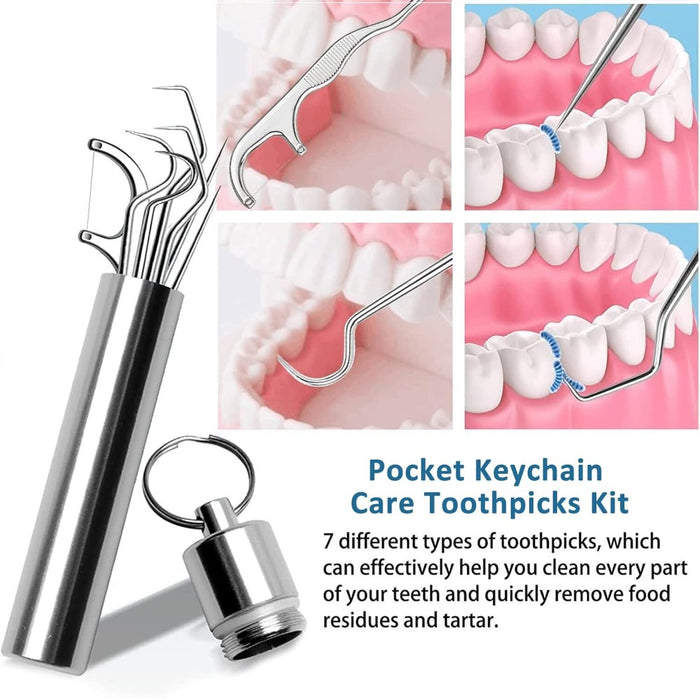 Toothpicks Rake Toothpicks Floss Sticks- 7 Pcs — Off The Back