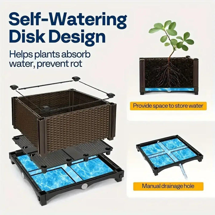 Customizable DIY Stackable Garden Planter Box