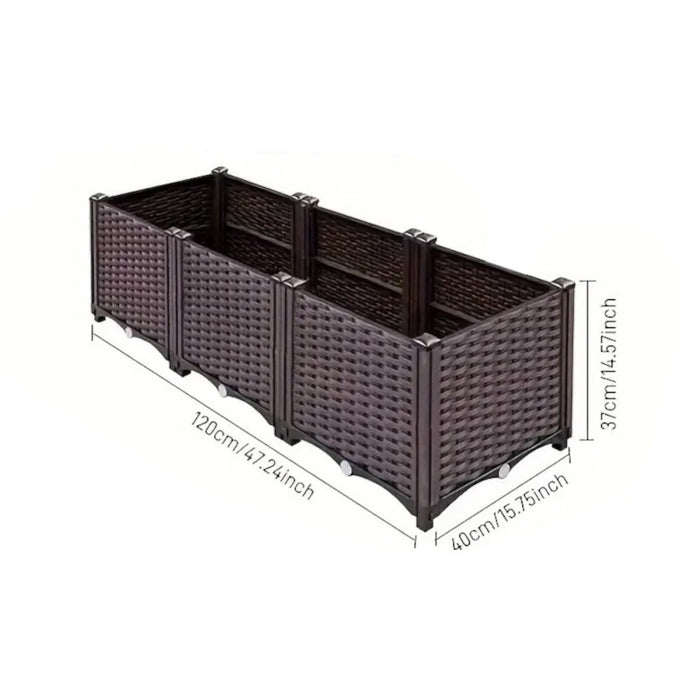 Customizable DIY Stackable Garden Planter Box