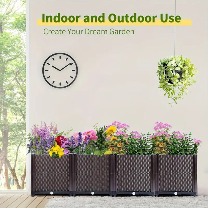 Customizable DIY Stackable Garden Planter Box