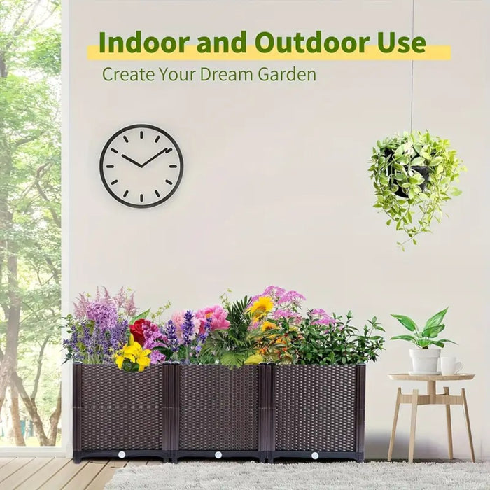 Customizable DIY Stackable Garden Planter Box