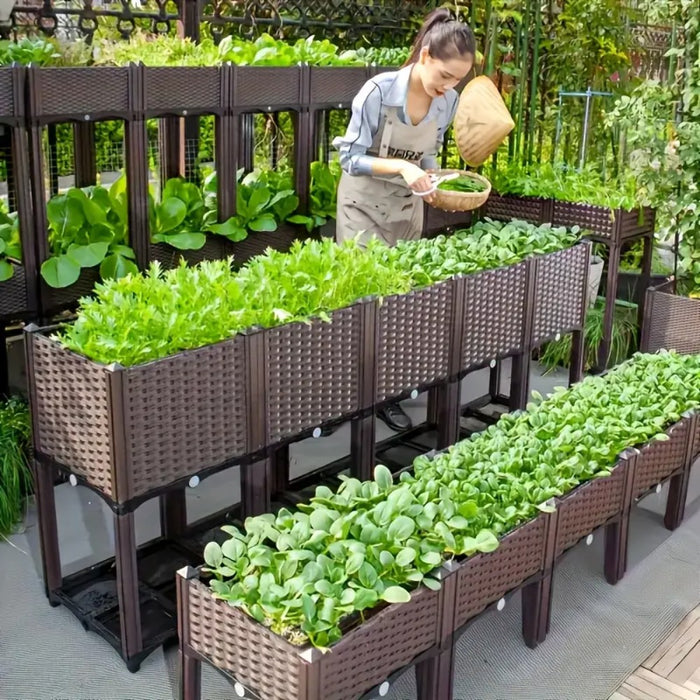 Customizable DIY Stackable Garden Planter Box