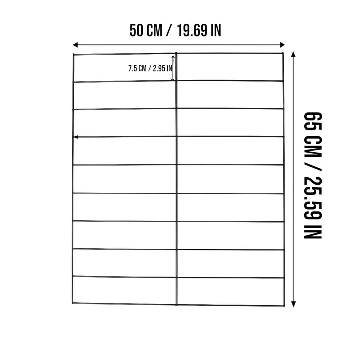 Self-adhesive Packing List Envelopes 8 × 12 cm -200 pcs