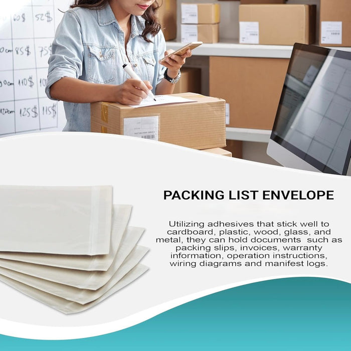 Self-adhesive Packing List Envelopes 8 × 12 cm -200 pcs