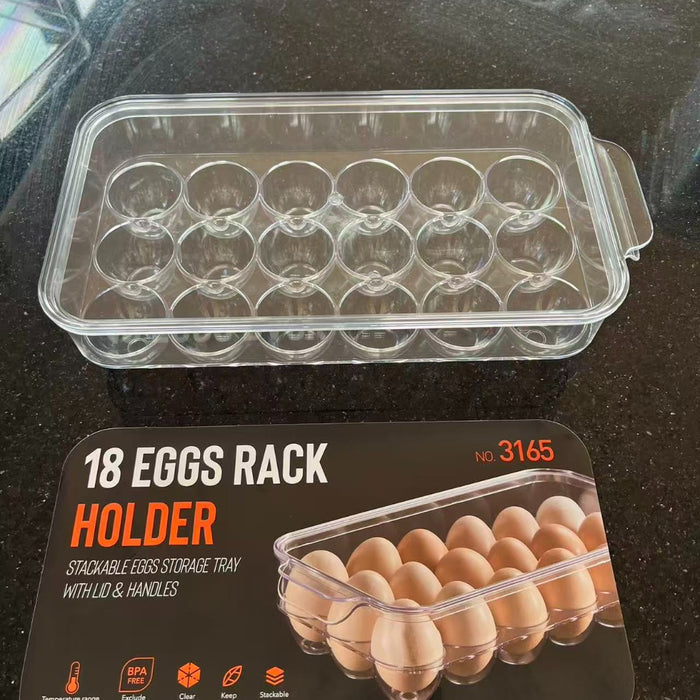 Refrigerator Organizer Bins with Lids-4Pack