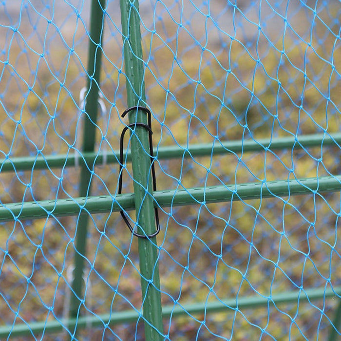 16mm Steel Wire Garden Stakes Plant Support Clips-50pcs