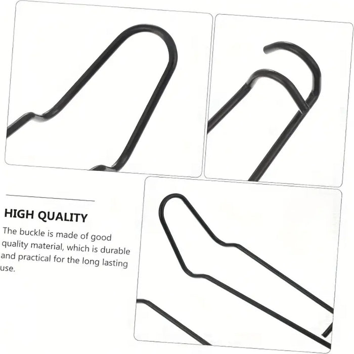 16mm Steel Wire Garden Stakes Plant Support Clips-50pcs