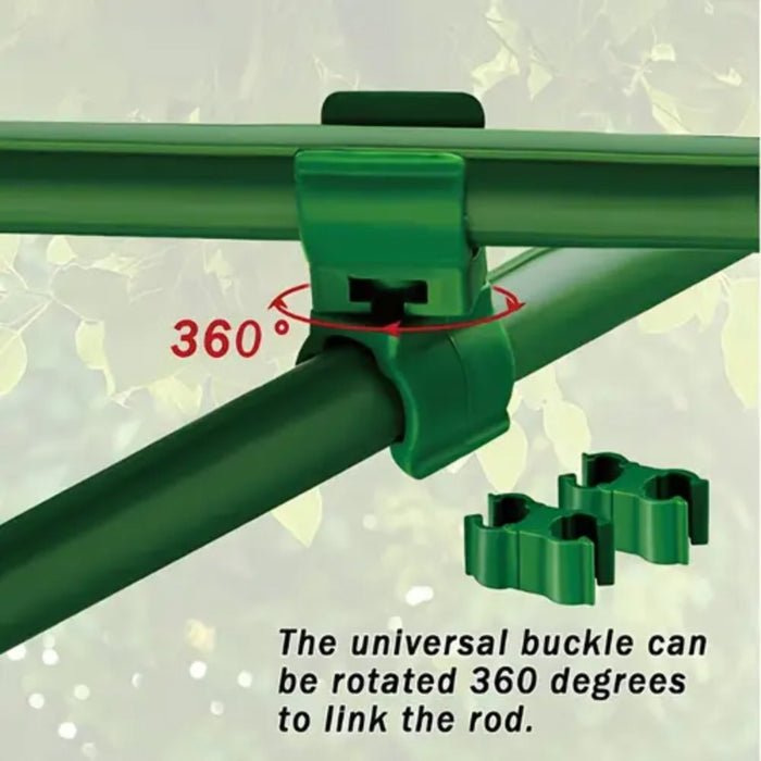 16mm 360°Adjustable Garden Stakes Connectors-50pcs